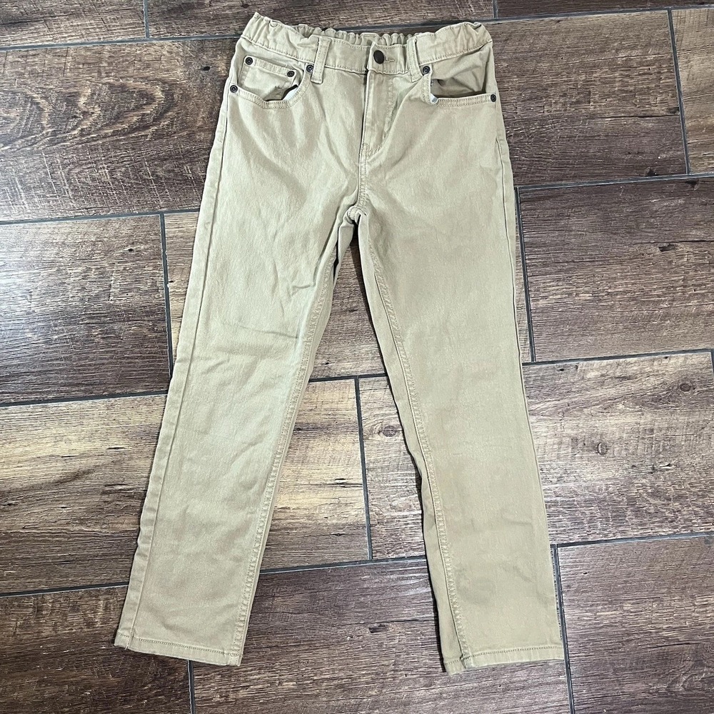 Boys Jeans Tan Size 10 Husky Wonder Nation Khaki Adjustable Waist School